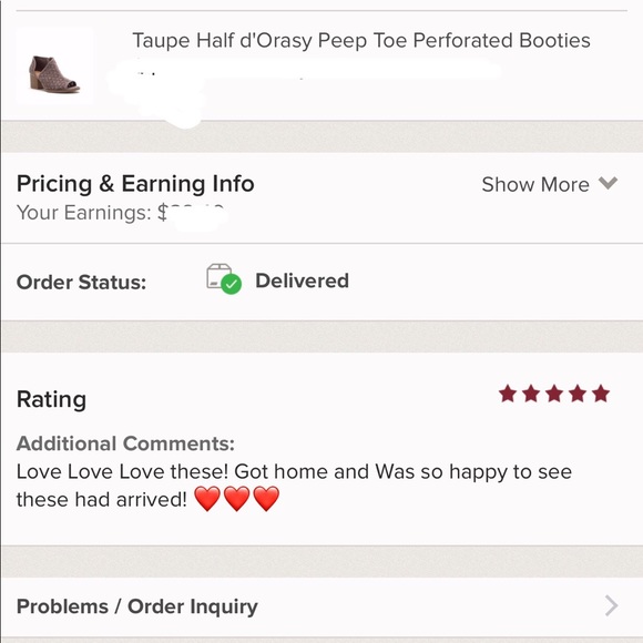 Taupe Half d'Orasy Peep Toe Perforated Booties - Picture 2 of 3